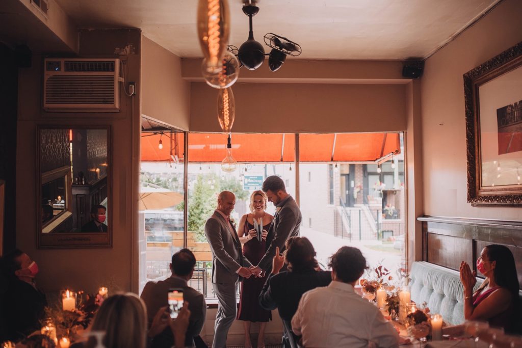 intimate chicago restaurant wedding