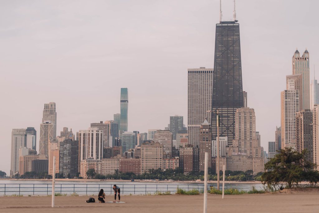 Chicago beach proposal